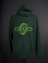 OOODie Spiral in monochrome on Green