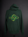 OOODie Spiral in monochrome on Green