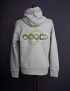 OOODie Spiral in monochrome on Sage Green