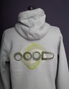 OOODie Spiral in monochrome on Sage Green