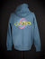 OOODIE Spiral in Fluro on Ocean Blue