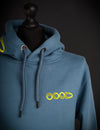 OOODIE Spiral in Fluro on Ocean Blue