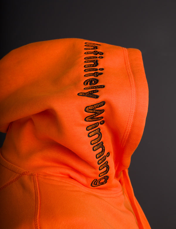 Clothing Orange Neon Hoodie Infinitely Orange Infinitely Winning