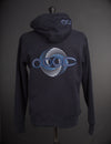 OOODie Spiral in monochrome on French Navy