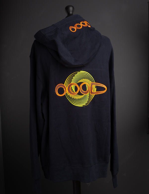 OOODIE Spiral in Fluro on French Navy