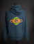 OOODIE Spiral in Fluro on Deep Sea Blue