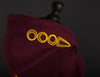 OOODIE Spiral in Fluro on Maroon