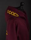 OOODIE Spiral in Fluro on Maroon