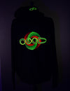 OOODie Spiral in Fluro on Black