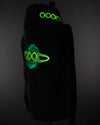 OOODIE Spiral in Fluro on Green